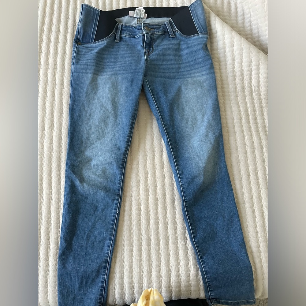 Target maternity side panel skinny jean
